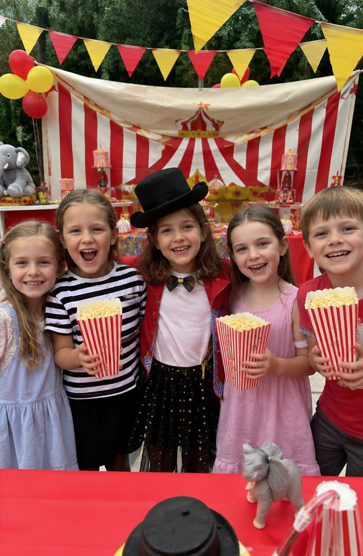 Circusfeest decoratie en aankleding
